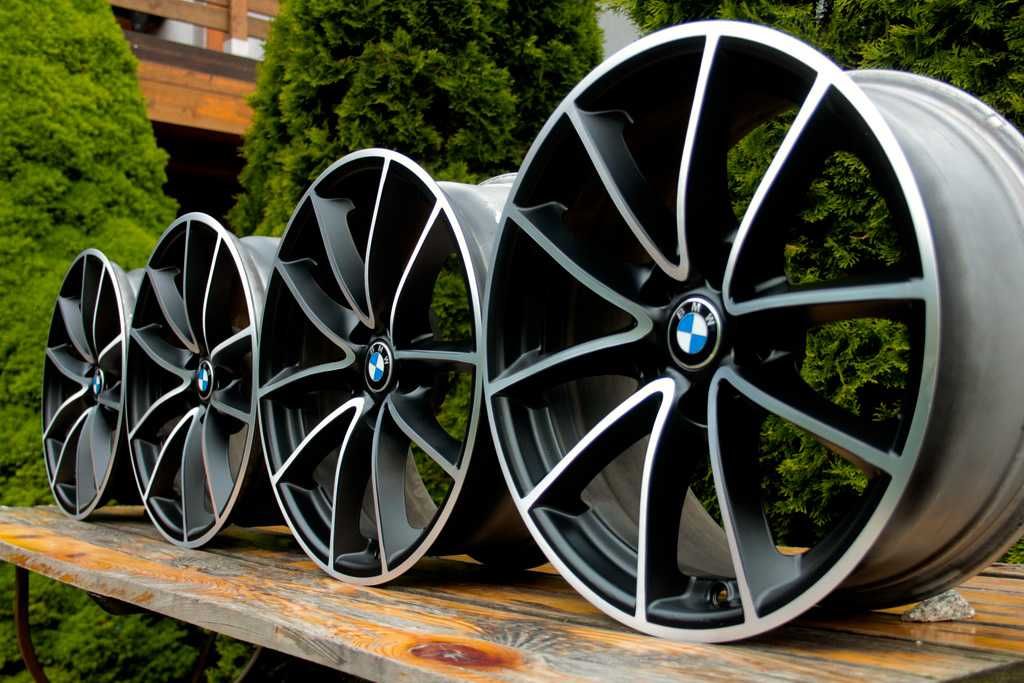 5x112 17 cali BMW X1 X2 1 czarne + CNC jak nowe