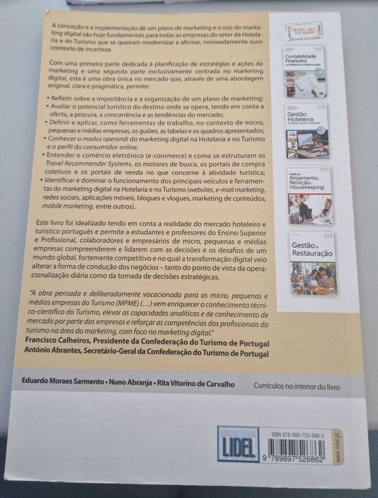 Livro Plano de Marketing e Marketing Digital na Hotelaria e Turismo