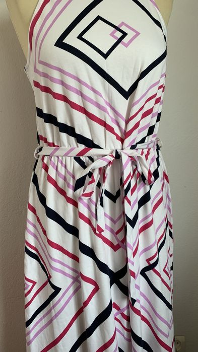 Sukienka letnia r. 38/40/42 wiazana w pasie NOWA