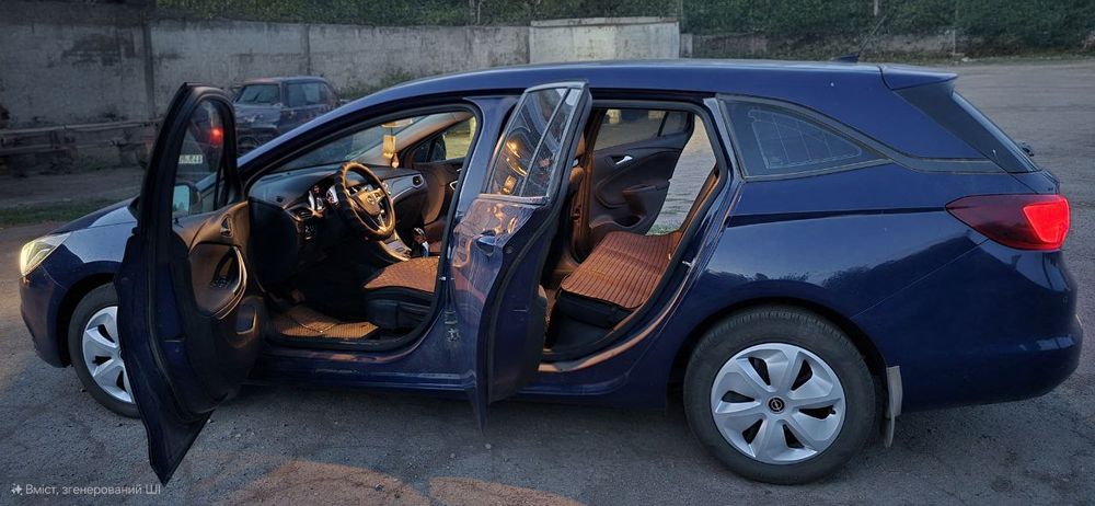 Опель Астра 1.6 дизель 2017 рік