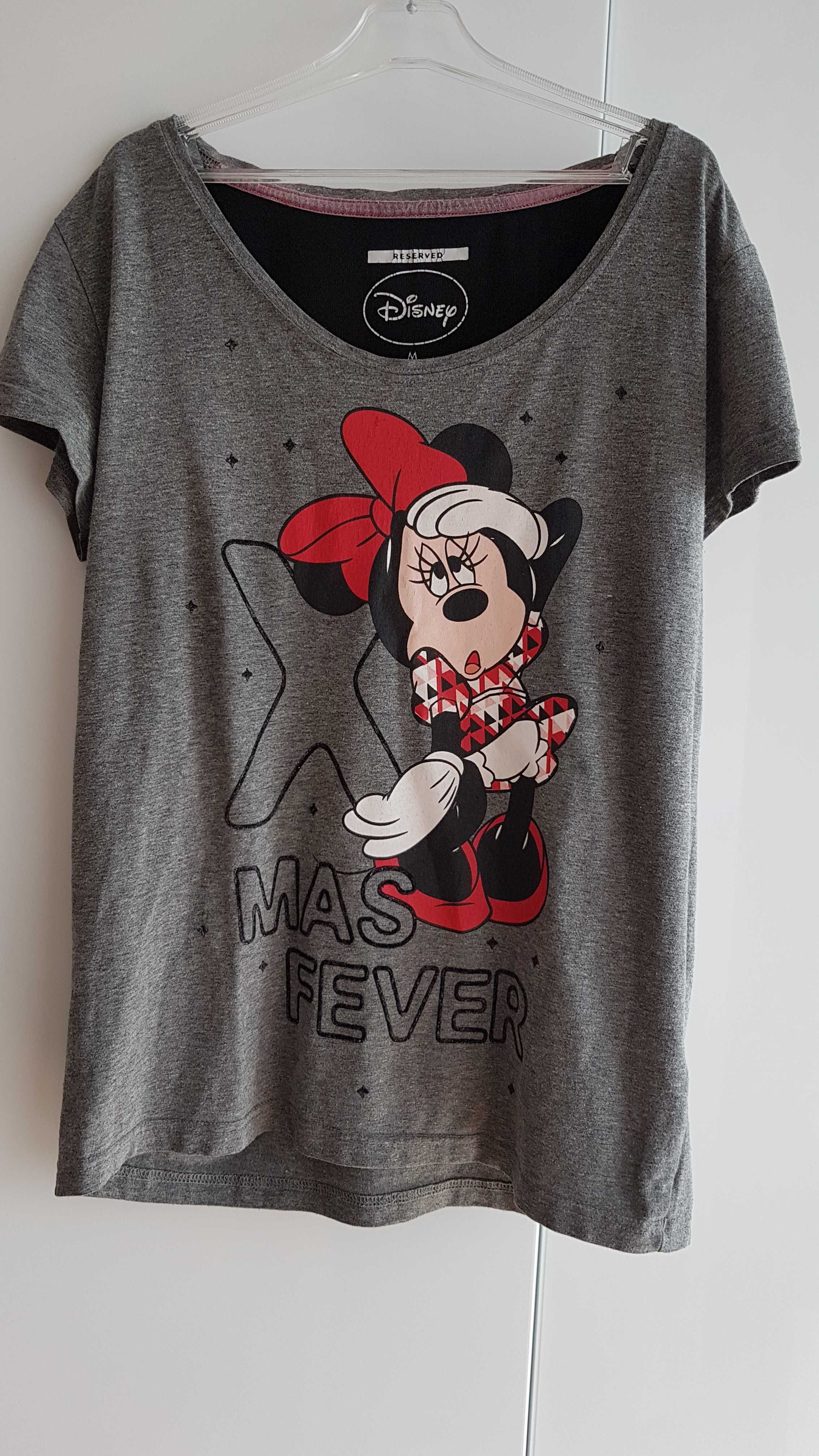 Nowość 2023:) T-shirt MICKEY RESERVED DISNEY roz M Cudowny