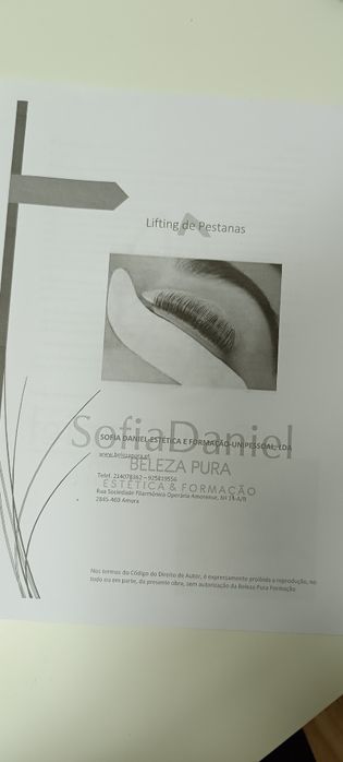 Manual de formação de Lifting de Pestanas