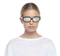 Модные очки ADAM SELMAN женские с зеркальными стеклами