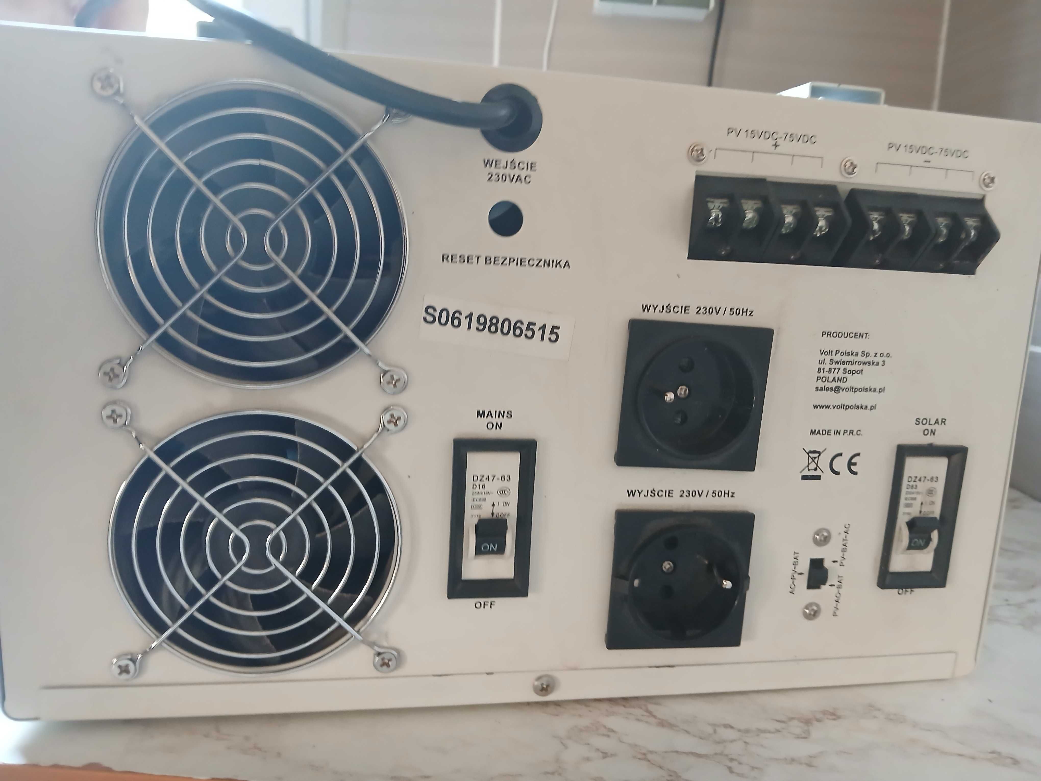 Inwerter solarny 1400W z akumulatorem 100Ah