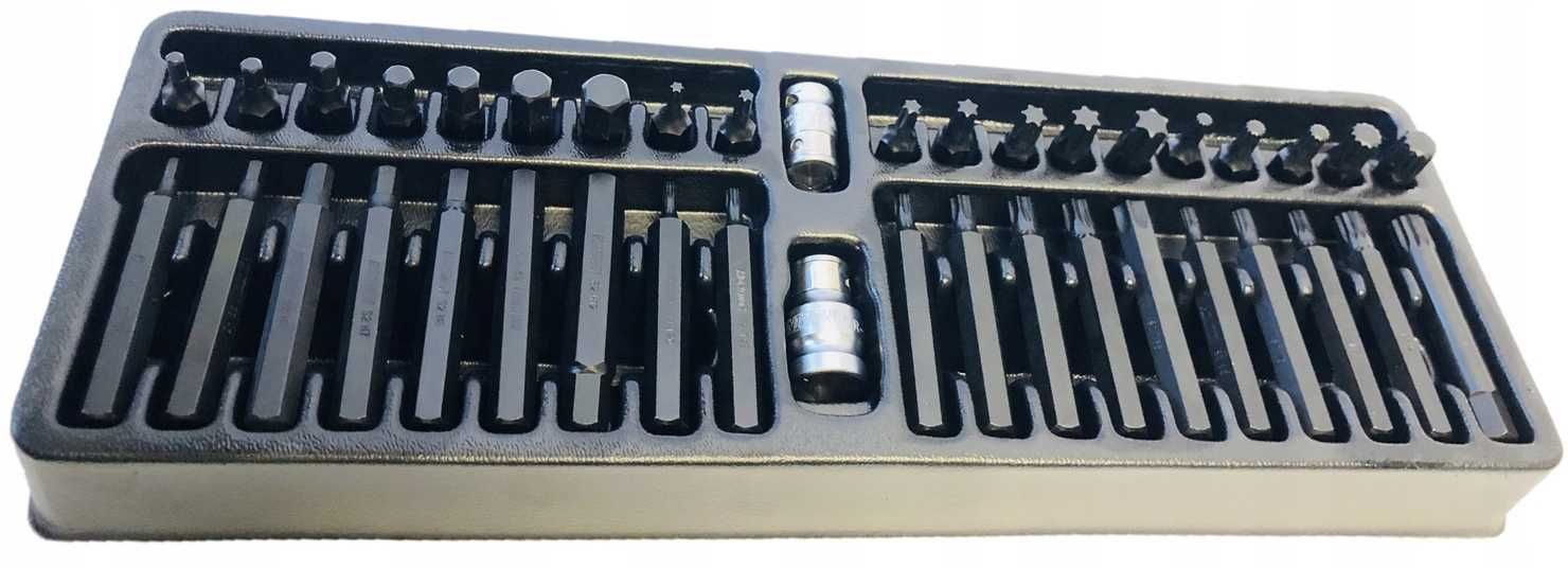 Zestaw bitów torx ,SPLINE,HEX WKŁADKA 40 el. HONITON