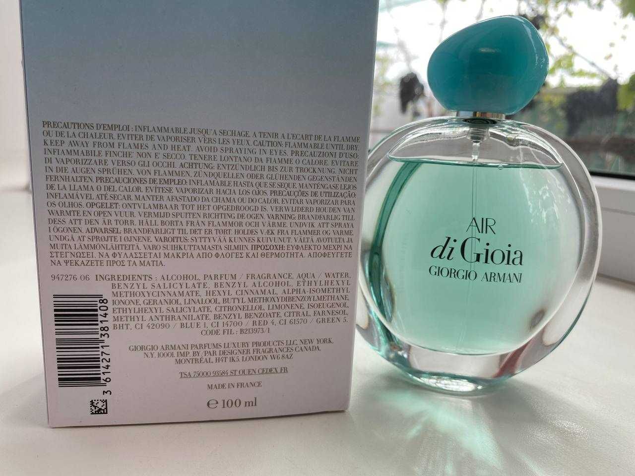 Парфумована вода armani acqua di gioia 100 мл. Армани