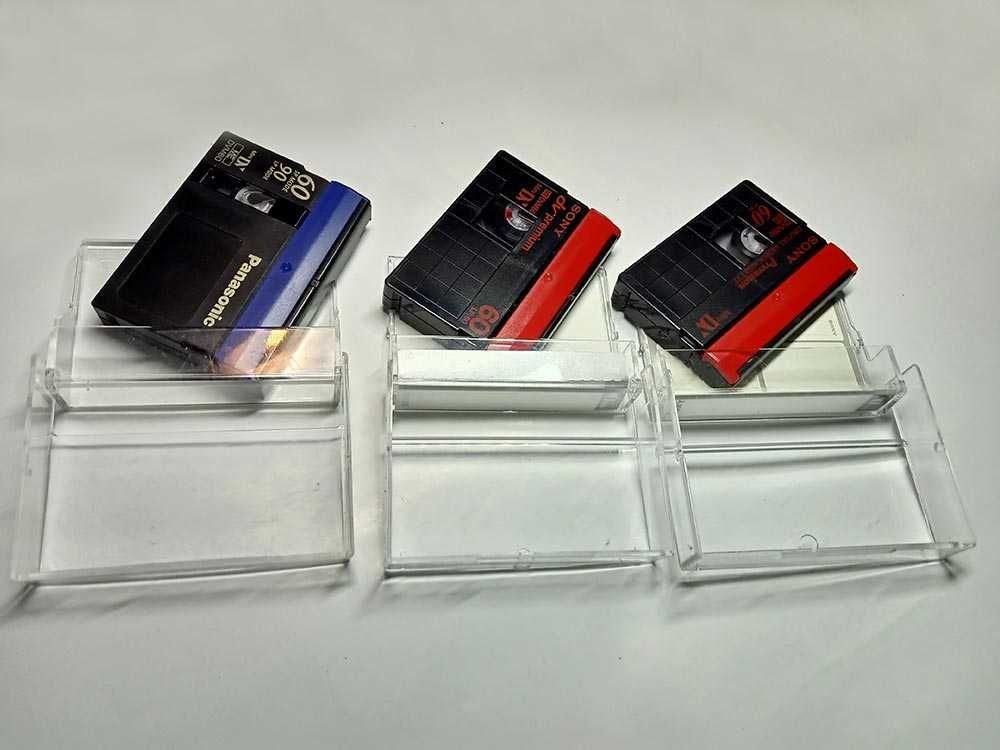 видеокассета miniDV Sony, Panasonic в пластиковом футляре