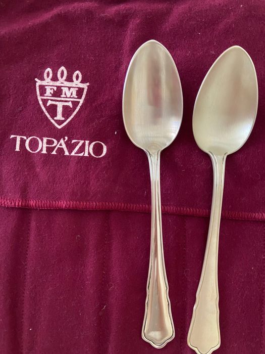 Faqueiro de Prata Topázio, modelo Séc XVII escovado