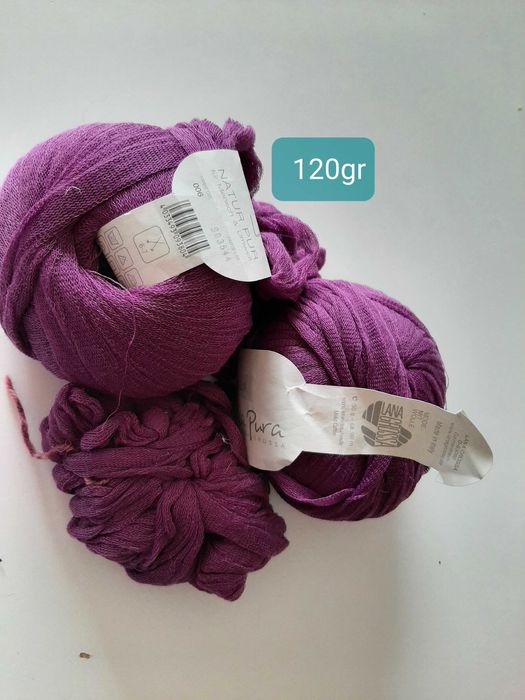 Wełna włóczka 100%bawełna 120gr