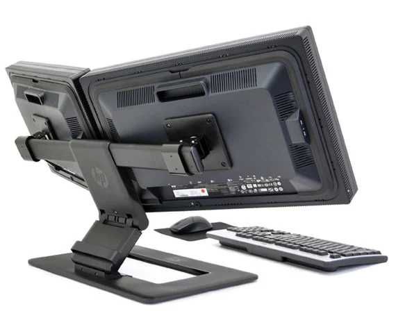 stojak dwa monitory HP Ergotron 24" pivot Stand AW664AA K000982