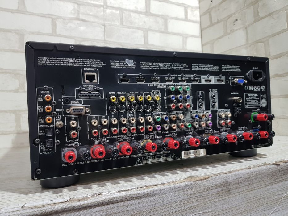 7.2 AV ресивер ONKYO TX-NR 808,*7x180 Вт,HDMI, LAN,3D, USB, б/у