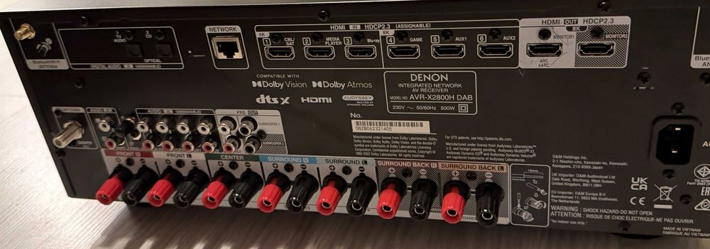 Amplituner Denon AVR-X2800H DAB
