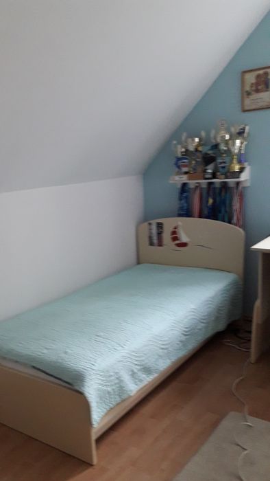 Meble dziecięce Meblik Podróżnik 2 łóżka 2 szafy komoda regał materac
