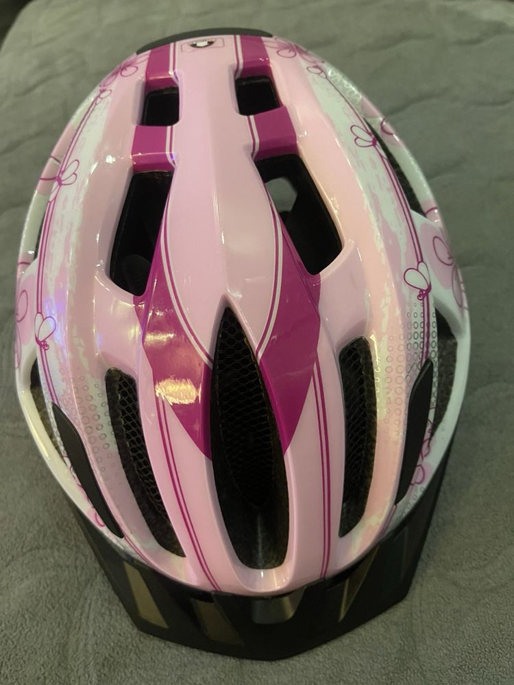 Kask rowerowy dziewczęcy 49-54 cm