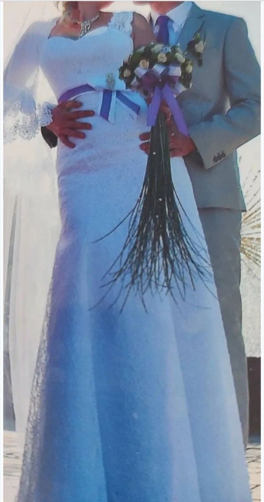 Весільна сукня 46 розмір,,рибка''