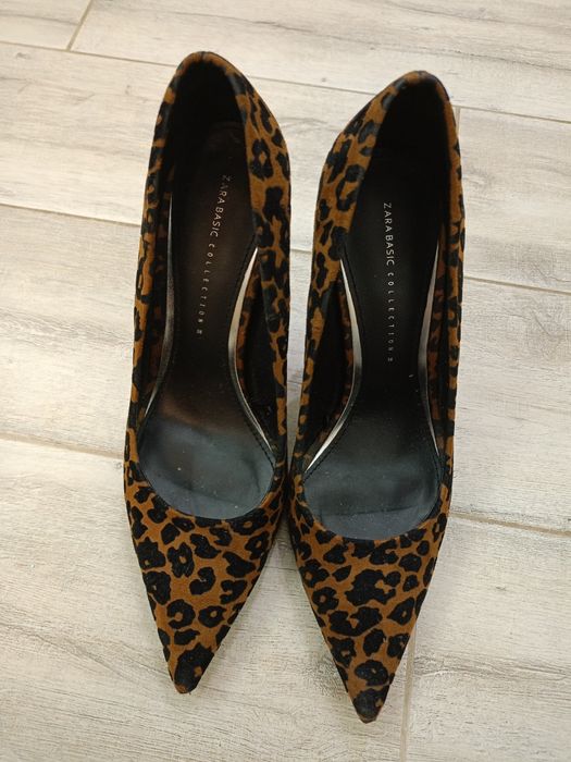 Леопардові туфлі лодочки розмір 37-38