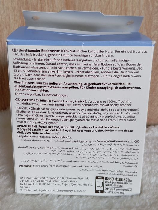 Puder do kąpieli Aveeno