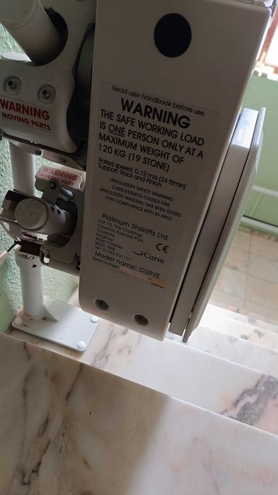 Cadeira Elevador de Escada Platinum Curve