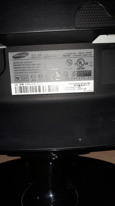 Monitor samsung 22 cali