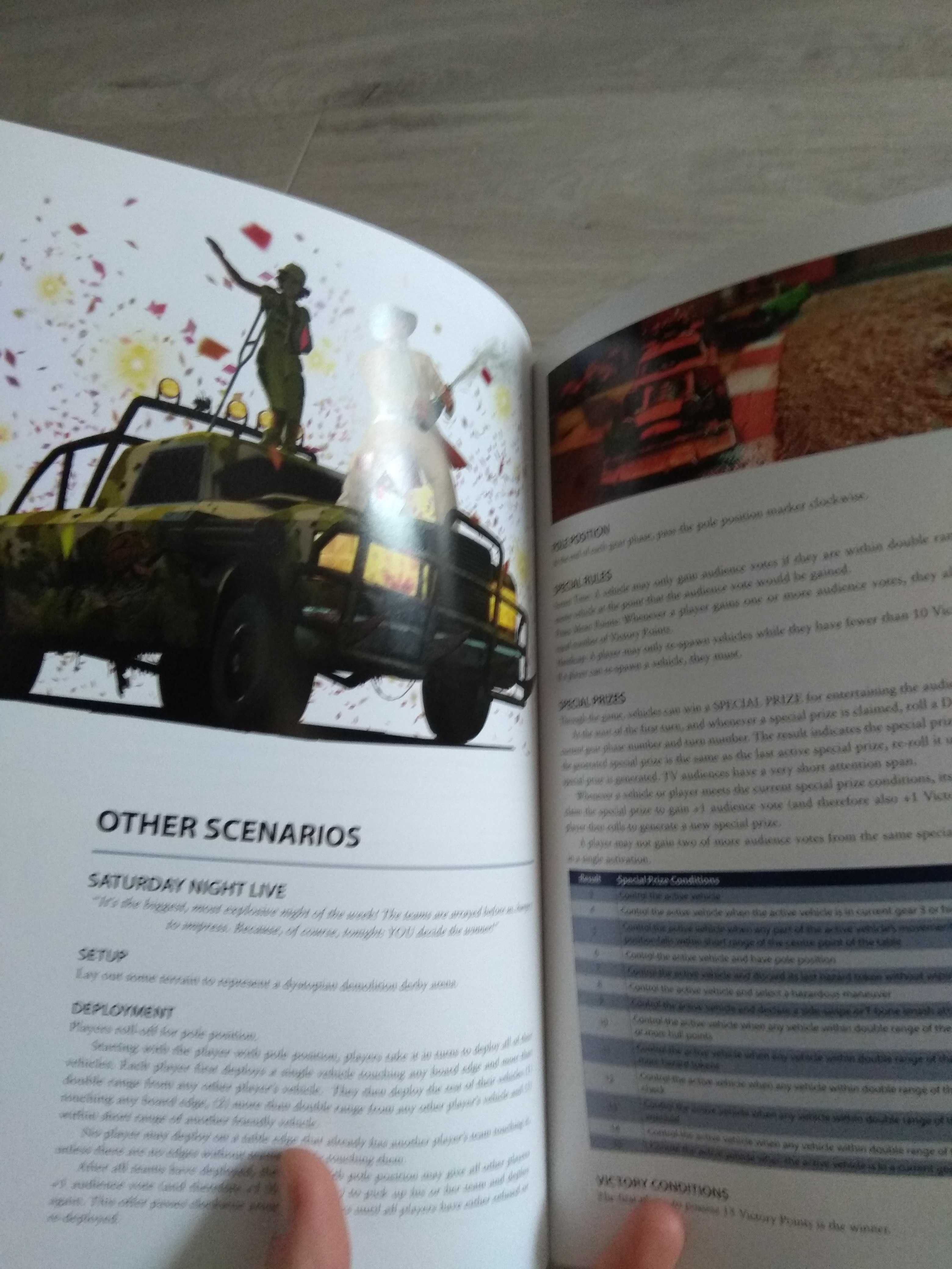 Gaslands: Post-Apocalyptic Vehicular Combat - Osprey Games, podręcznik