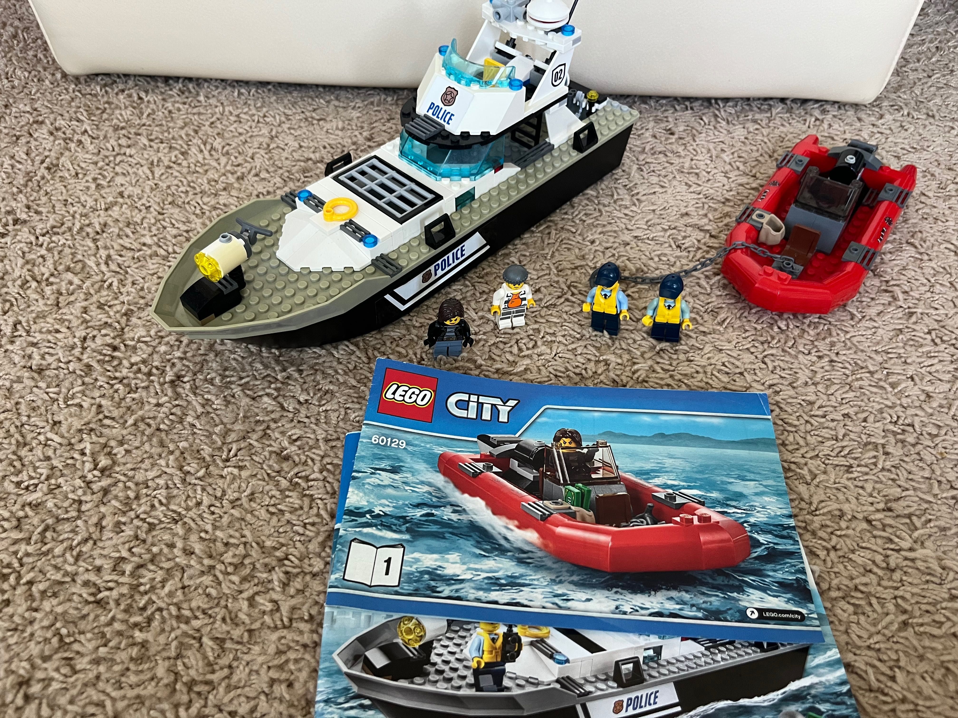 LEGO 60129 Łódź Patrolowa Policji Miejskiej, Kompletny w 100%