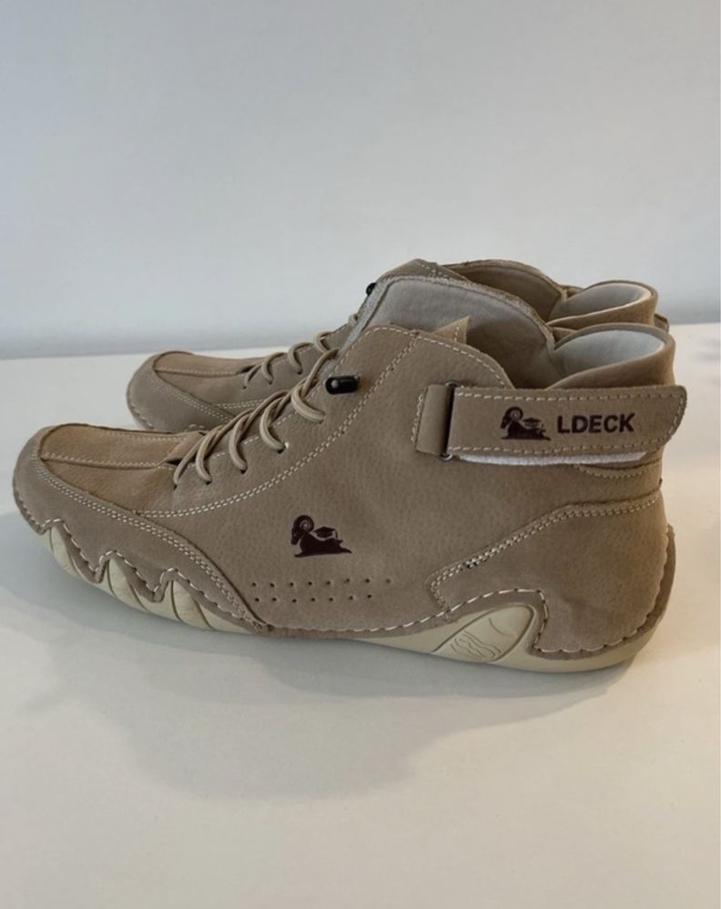 Buty męskie, trampki za kostkę, lekkie, beżowe r. 43(28 cm)