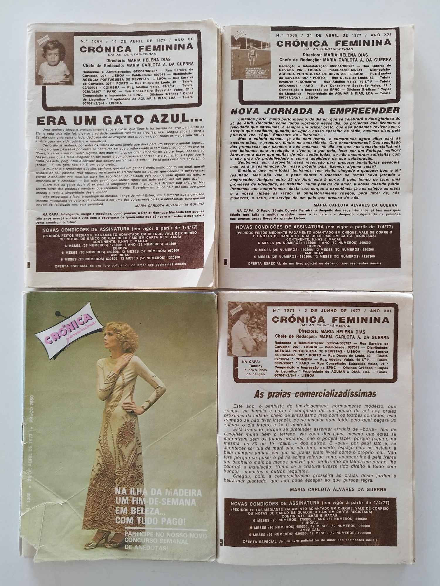 Revistas Crónica Feminina 1977