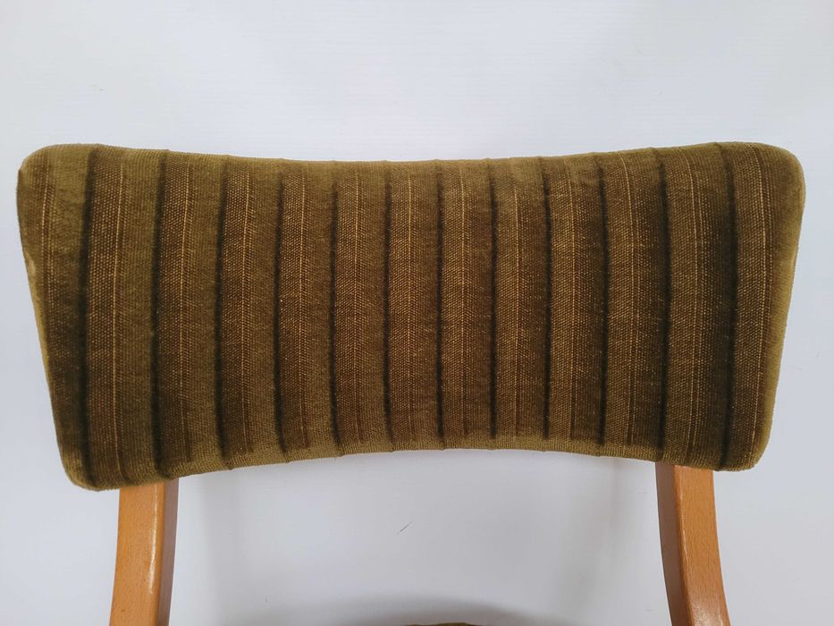 krzesło drewniane w stylu skoczek  lata 60 70 retro vintage NIEMCY