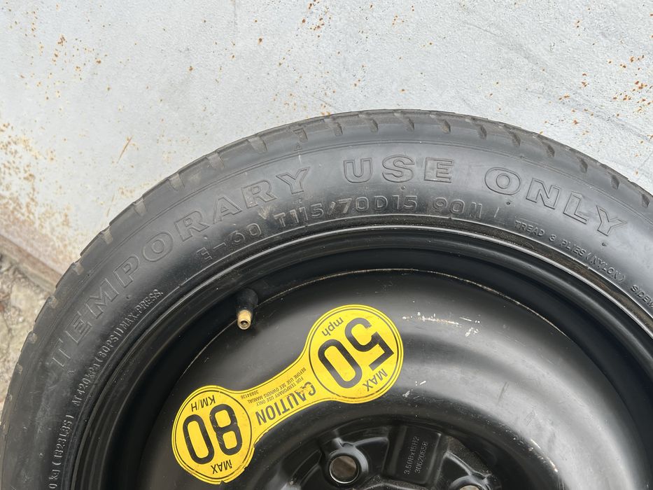 Докатка, запасне колесо R15 розболтовка 4х114.3