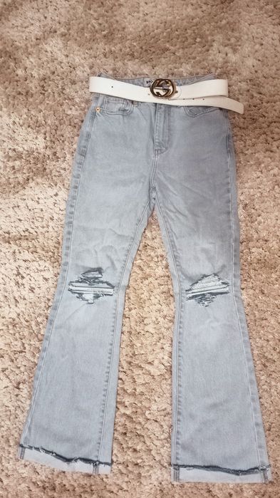 Джинсы стрейчевые клёш