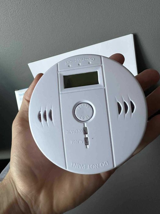 Detektor Tlenku Węgla Wykrywacz CZADU z Certyfikatem ALARM+ DŹWIĘK
