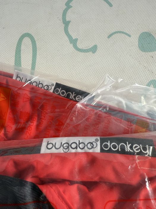 Bugaboo Donkey NOWA letnia budka daszek Neon Red x2