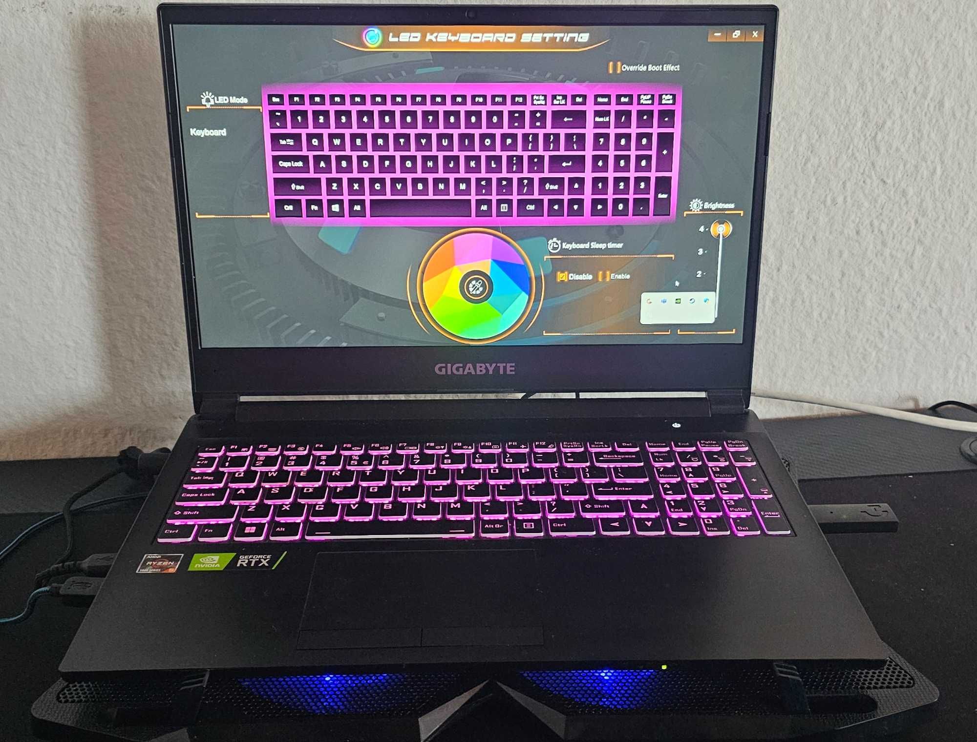 Laptop gamingowy Gigabyte A5 RTX 3060
