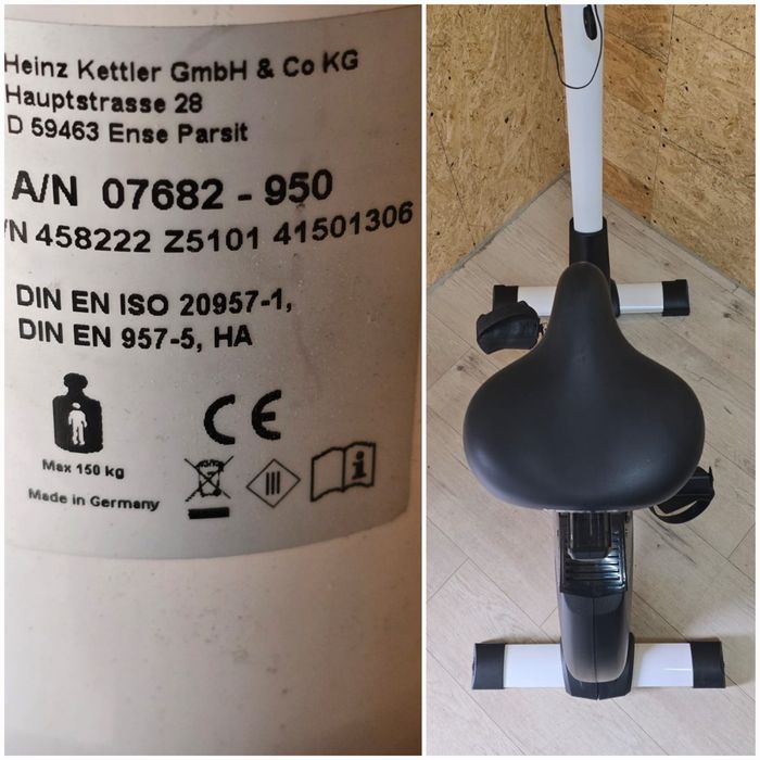 Rower stacjonarny Kettler E1 FUN Edition do 150 kg , indukcyjny