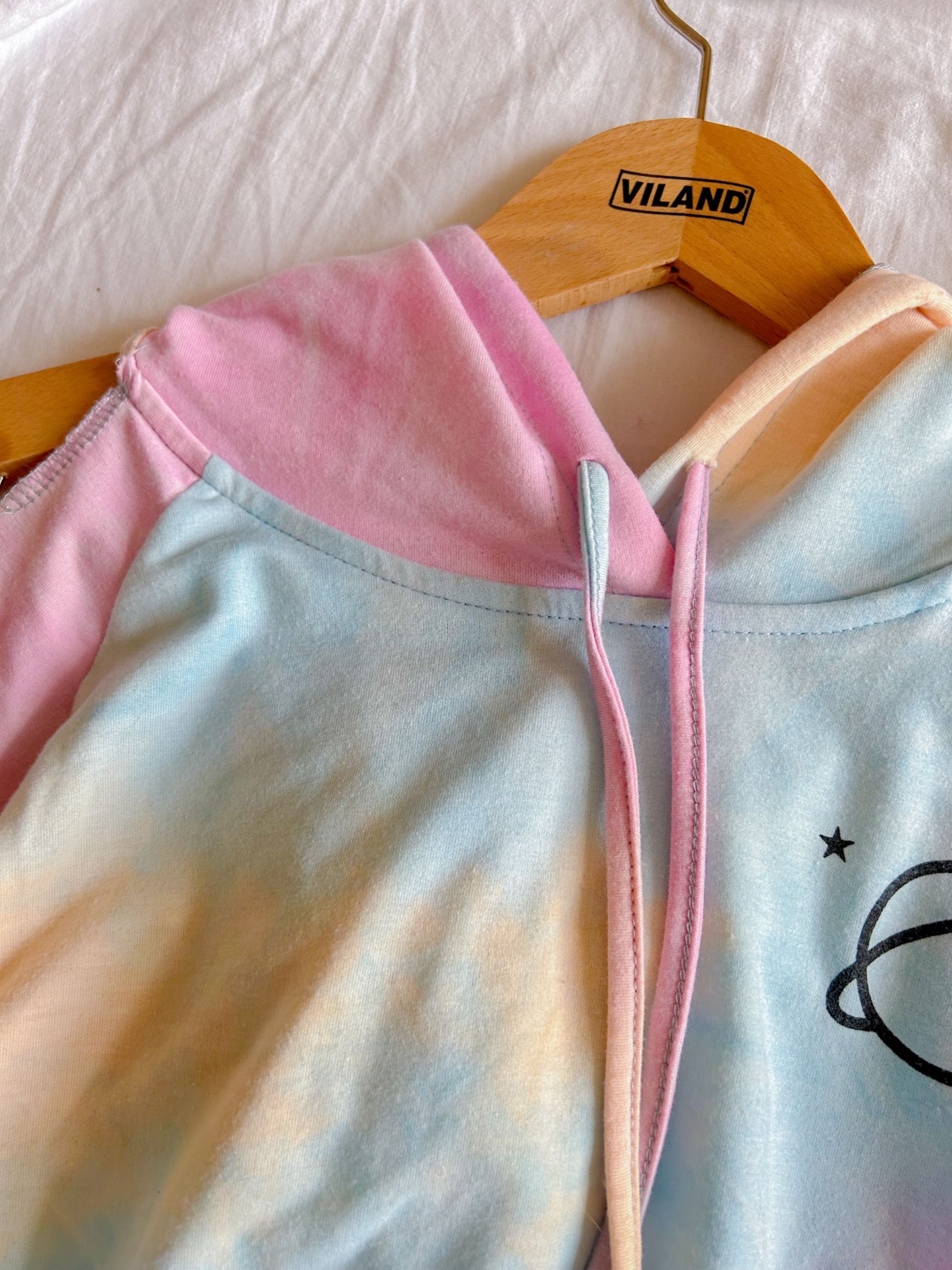 Tie dye кофта з капюшоном