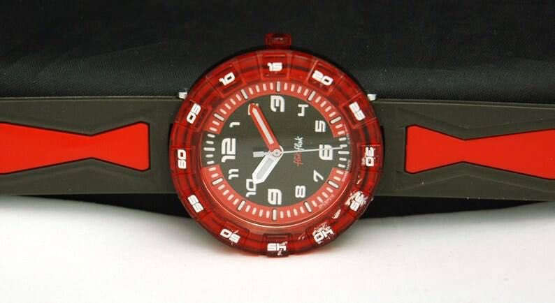 Дитячий наручний годинник Flick Flak x SWATCH Get It in Red WATCH