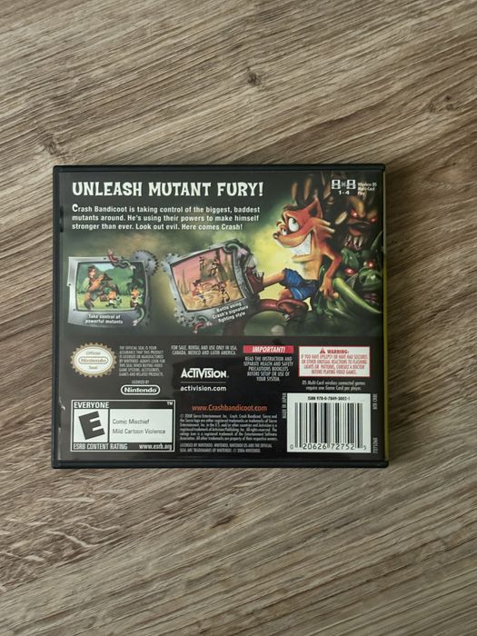 Crash mind over mutants nintendo DS