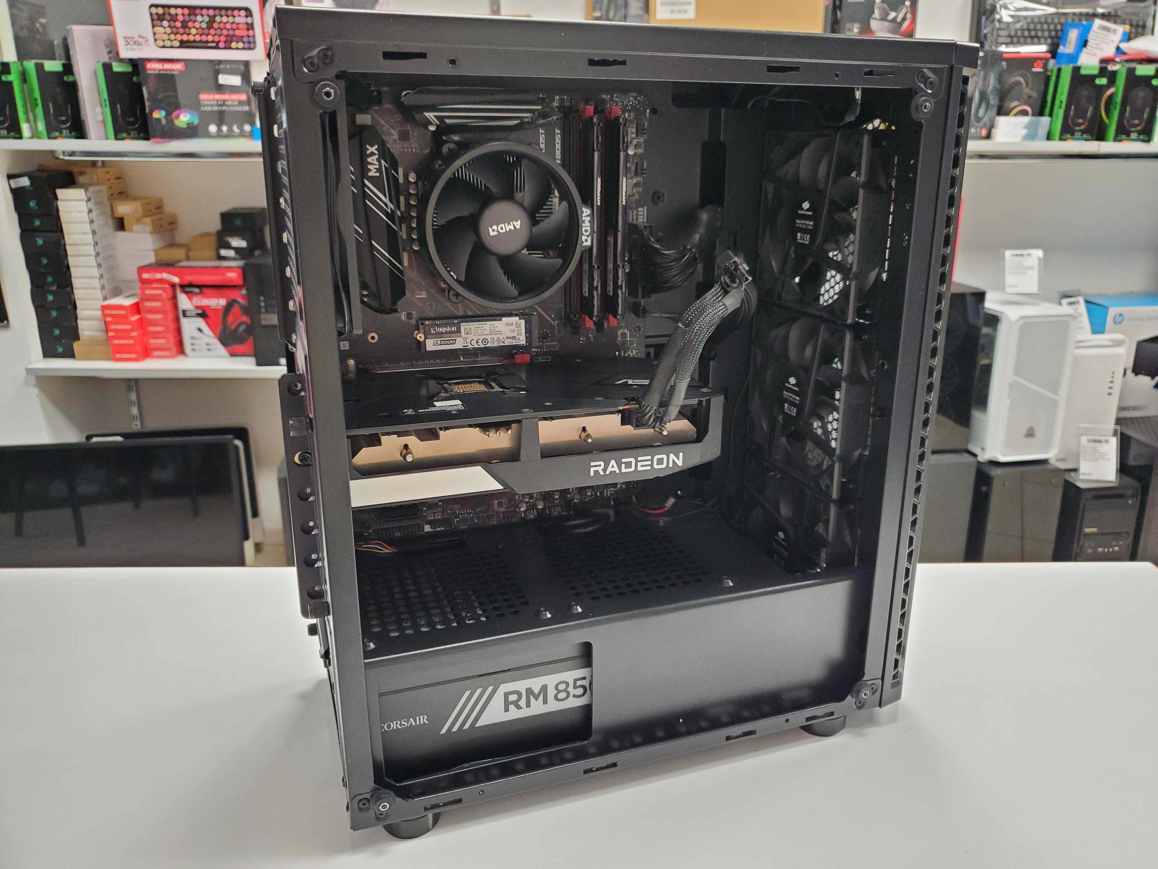 Komputer Dla gracza Ryzen 5 5500 RX 6600 8GB 256GB + 1TB 16GB 850 Watt