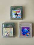 Jogos gameboy dragonball, warioland e tetris