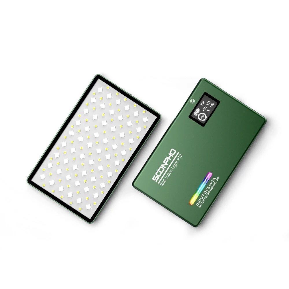 Накамерне LED світло Soonpho P10 RGB з аккумулятором 4000 mAh