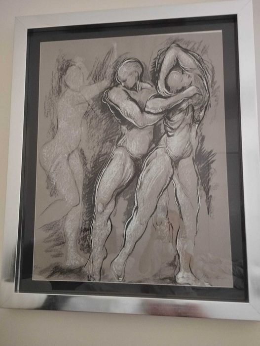 Serigrafia "Navegador de gestos II" de Mena Brito