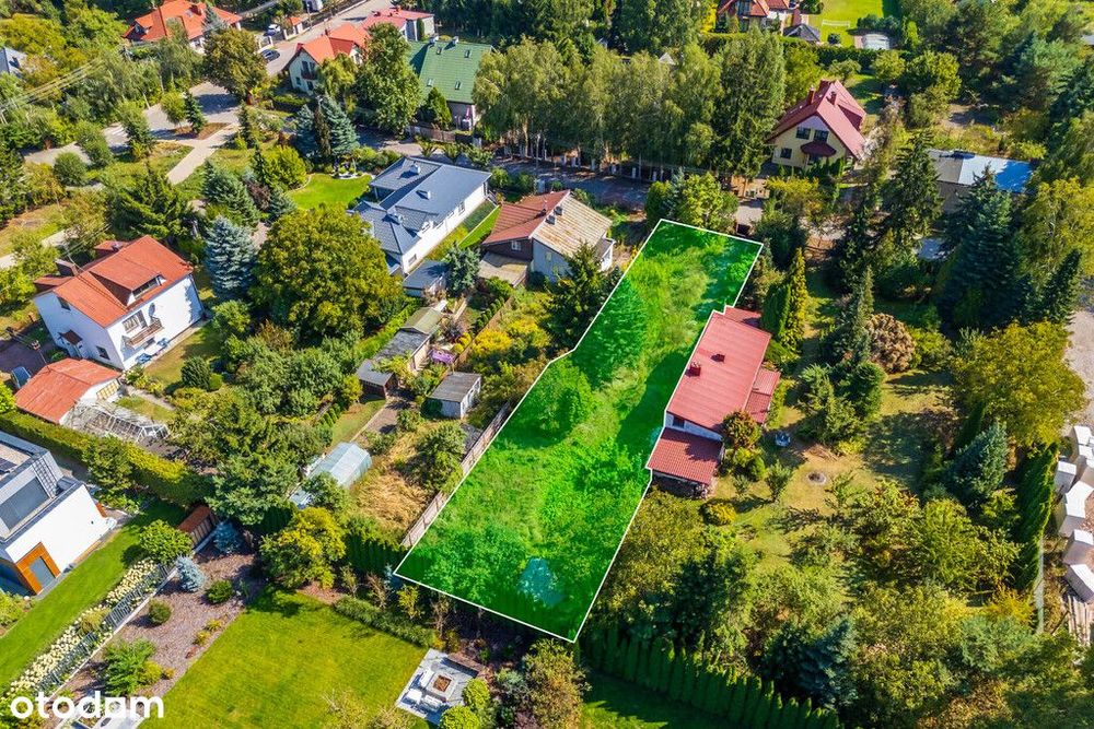 Działka z koncepcją zabudowy domu w Michałowicach