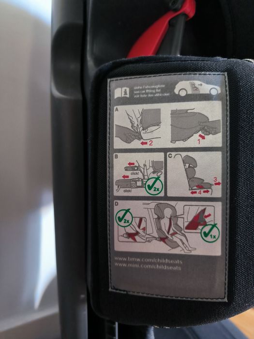 Fotelik dziecięcy BMW samochodowy od 15 do 36kg