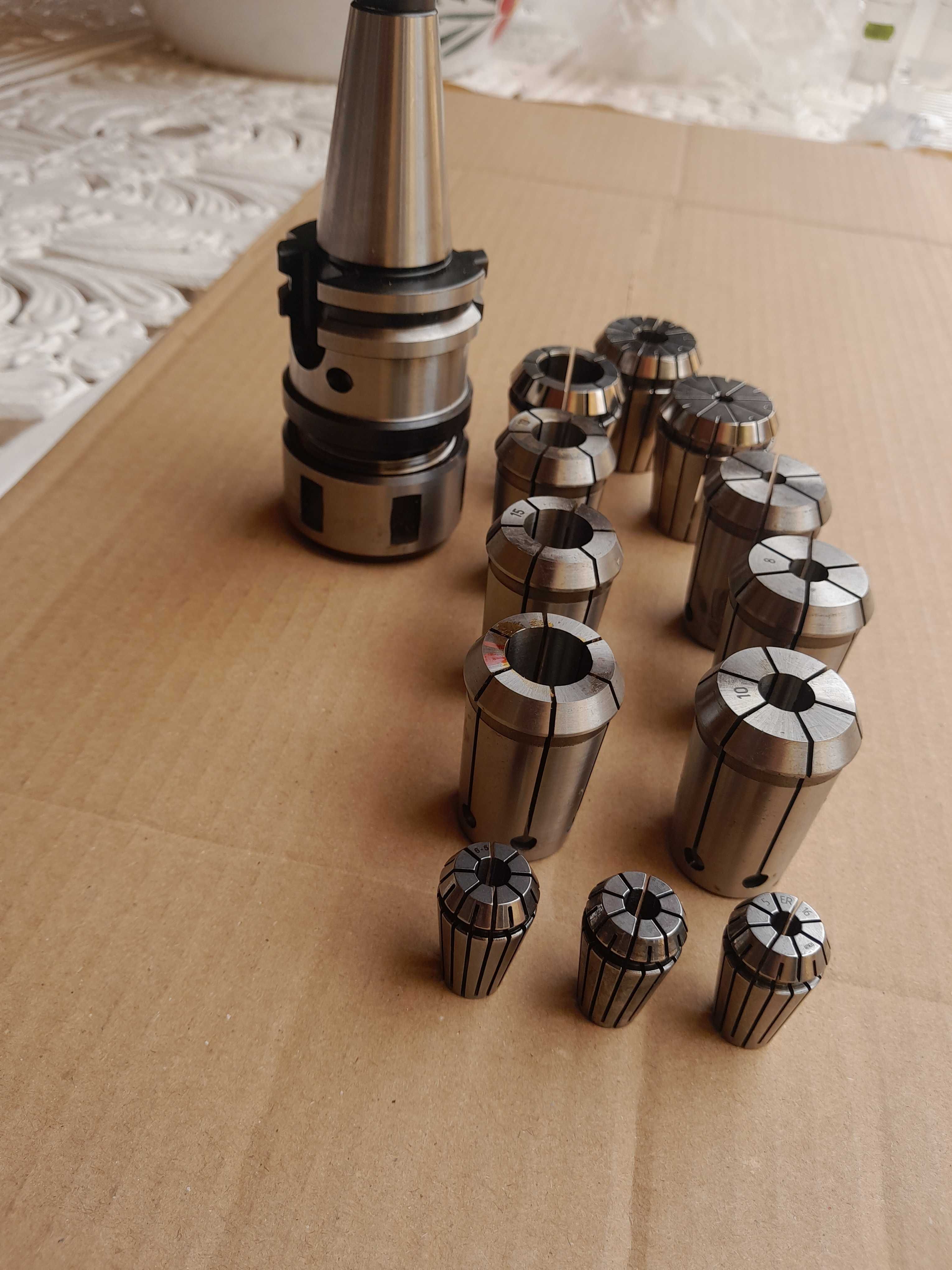 Cone e pinças para fresadora CNC