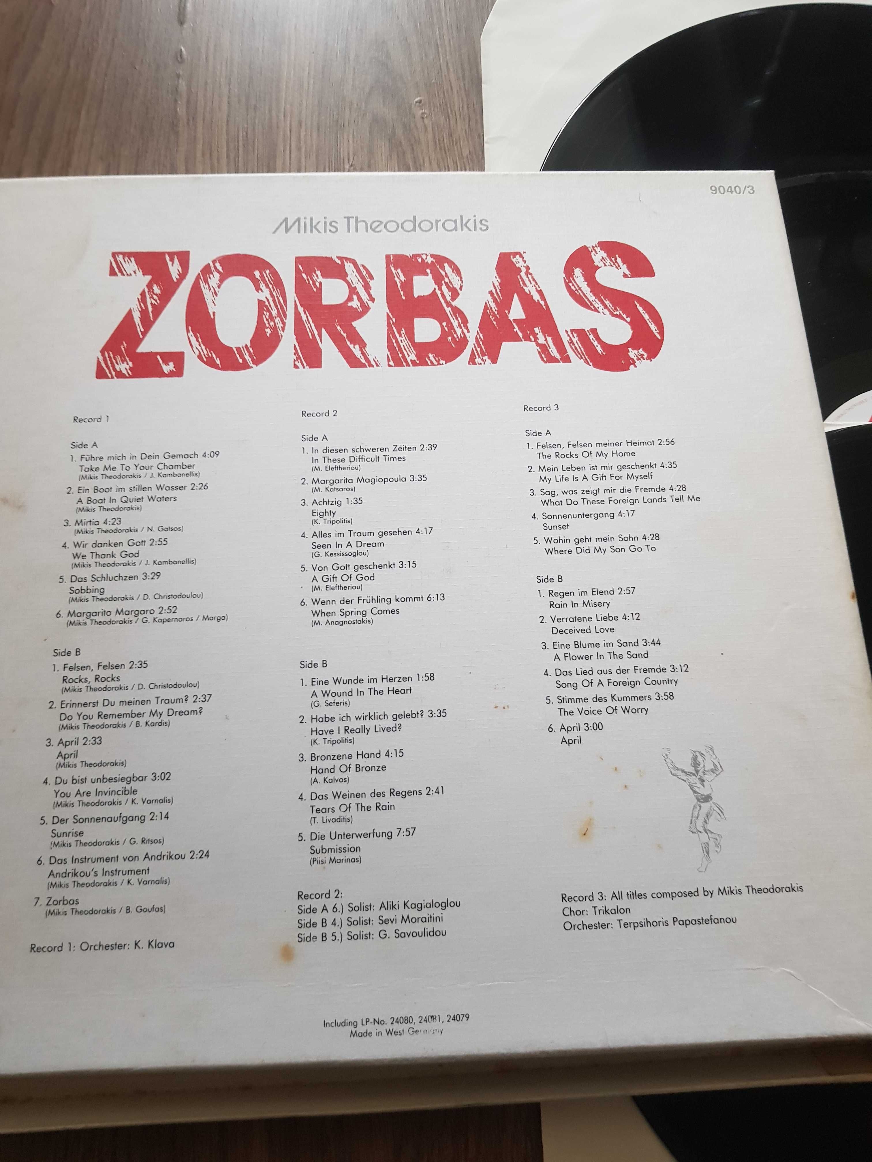 Mikis Theodorakis – Zorbas 3xLP*2252