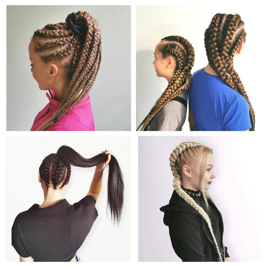 WARKOCZE Bokserskie | Cornrows | KUCE | AFRYKAŃSKIE (box braids)