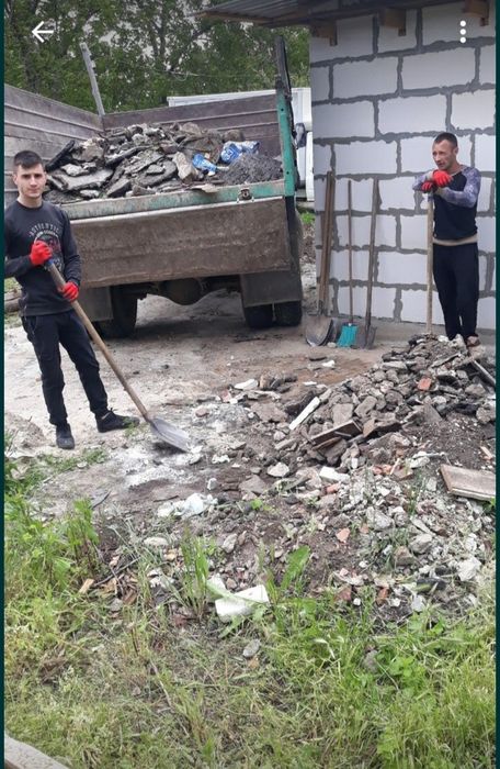 Вывоз мусора,строймусора,веток,листьев,хлама Вивіз будівельного сміття