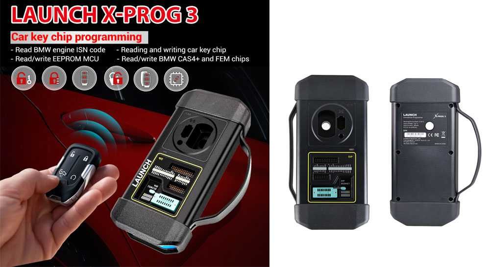 Launch XPROG3 Leitor Programador Chaves e Caixas (NOVO)