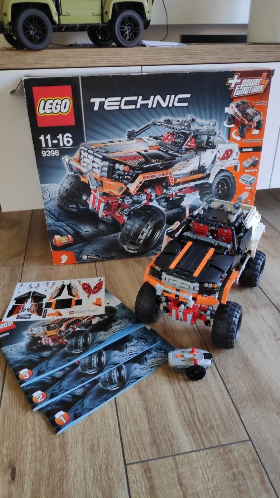 Lego Technic 9398 4x4 Sterowany jak nowy + Gratis