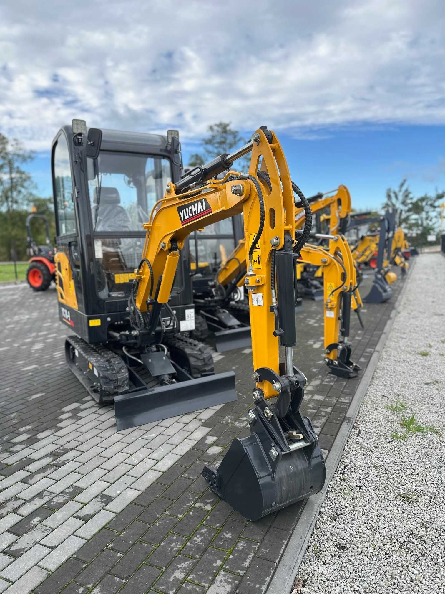 Mini koparka NEX YUCHAI YC18-9 - 1800kg Yanmar 3tnv76